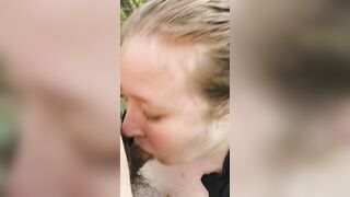 AMWF Outdoors Oral Sex