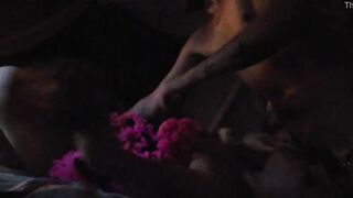 Goddess blonde into tutu takes it deep