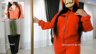 La Casa De Papel Cosplay Sensual and Goddess Thief Giving to You, the Hottest Jerk off Instructions JOI