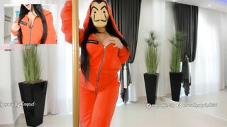 La Casa De Papel Cosplay Sensual and Goddess Thief Giving to You, the Hottest Jerk off Instructions JOI
