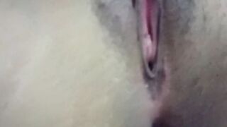 Colombian Bitch Pees while Masturbating and Sends me Movie