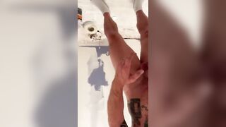 Muscular Husband Fucks his mom into the Toilet on Construction Site!