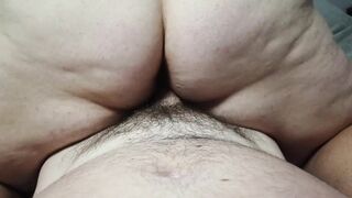 Tight BOOTY Gets Pounded ROUGH! ending into CUM getting Squirted all over Bushy Puffy VAGINA!