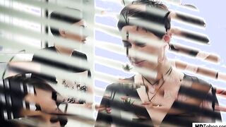 Dyke saves an african - Olive Glass and Alexis Tae