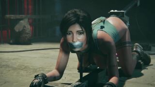 Tomb Raider Lara Croft HAS FALLEN INSIDE THE POWER OF a SEX MACHINE