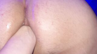 girlfriend Stretching my Asshole - Close up Anal Fisting