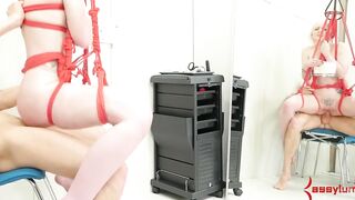 Hard anal pounded session for blonde eighteen