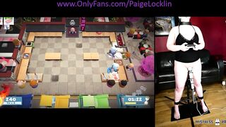 Sex Tape Game Livestream. Having Fun overcooked while cumming!