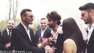 All-Natural Russian Lilu Moon Gets Her Booty TRIPLE TEAMED At Her Own Wedding!