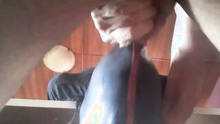 Hogtied inside stockings and high heels, hard deeptrhroat and long load of cum inside her mouth