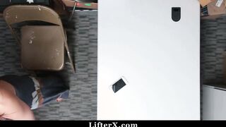 Security Officer Fucks Shoplifting 18 Year Old Booty