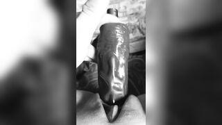 Sexual Wifey having fun with her soak cunt well hubby's away