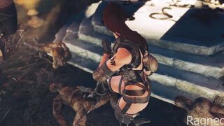 Lara Croft vs Mummies