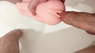 Peeing inside the Twat