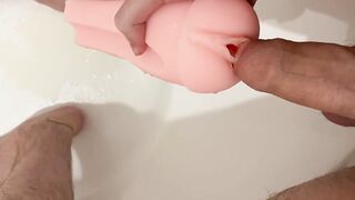 Peeing inside the Twat