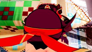 GENSHIN IMPACT AMBER CARTOON pov