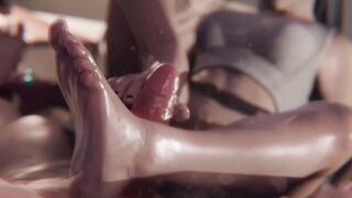 【MMD R-eighteen SEX DANCE】RICH AND BABE SEX TURF JOB DELICIOUS EXTREME SATISFACTION 激しいセックス [MMD]