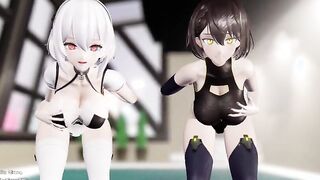 【MMD R-19 year old SEX DANCE】SIRIUS, BALTIMORE YUMMY BEAUTY ASSS SWEET MASTIRB 激しいセックス [MMD]