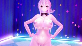 【MMD R-18 year old SEX DANCE】HAKU, FATE BB, SONIC LOVELY BEAUTY TITTED SWEET TEMPTATION ホットセックス [MMD]