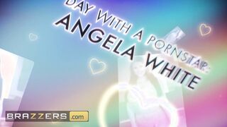 Brazzers - Angela White Answers Some Questions Before Having Some babe Anal Sex With Manuel Ferrara