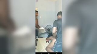 East Memphis skank getting tossed to be da gang
