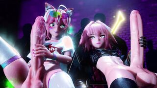 2d 3d vulgar futa chick with monster dick ❤︎ 60fps