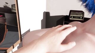 VR BABE (Better quality) Virtual Reality Game point of view head, Gaped, Upclose, mirror, anal