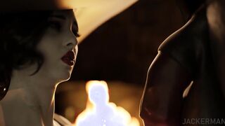 jackerman lady dimitrescu screwed by world's massive monster dick into her castle ❤︎ 60fps