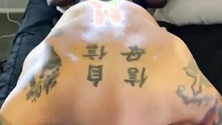 Ride huge ebony rough cumms on my butt