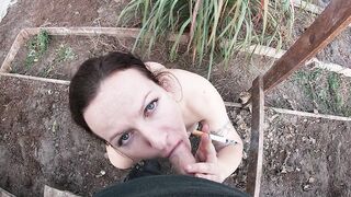 Smoke on the Cock / Cigarette Addict Sucking Off a Cock /
