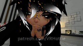 Huge Titty Gothic women Body Into The Mood Bouncing Fat Butt Choker Piercing Tattoos point of view Lap Dance VRChat