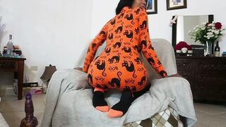Halloween Black Anal Performance BOO!!
