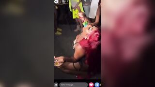 Blow job from a jamaican freak