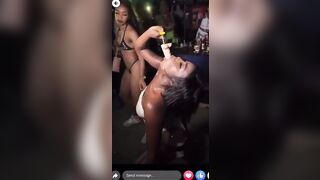 Blow job from a jamaican freak