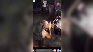 Blow job from a jamaican freak
