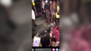 Blow job from a jamaican freak