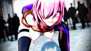 Mmd r18 Mash Kyrielight Fate Grand Order best bimbo training 3d cartoon fap challenge FETISH