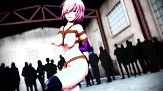 mmd r18 Mash Kyrielight Fate Grand Order best bimbo training 3d cartoon fap challenge FETISH