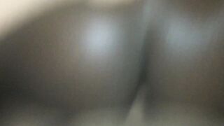Young Texas ebony bimbos gets her tight little twat spread and filled with cum!