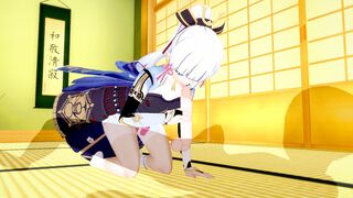 Genshin Impact Beauty AYAKA makes you cum (3D ANIMATED)