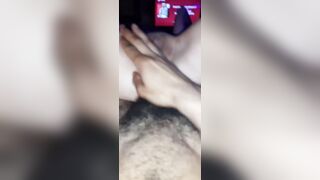SMACKING big black cock AGAINST PREFECT CUNT!!!
