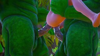 Furry aliens have a double anal challenge | wild life sex