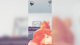Pawg twerks into Care Bear Onesie on SnapChat