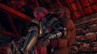 knight dedicate herself to the orks.five