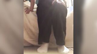 Crazy Stinky Foot Sex Tape After Work for my Pathetic Paypig Larry 