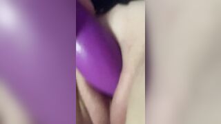 Clover Jean the curvy milf gets crazy with sex toy(view to end, yup if you want more videos)