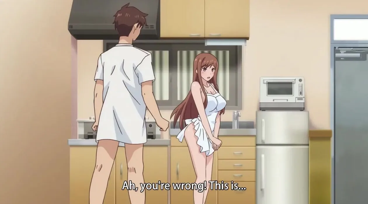 Anime kitchen porn