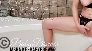Vulgar Pregnant mom Fucks Her Positive Pregnancy Test and Finds Out She's KNOCKED UP! (Teaser Vid)