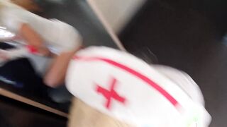 Michael Myers spares a nurse for kinky Halloween sex !