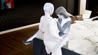 Japanese cunt with mouth inside office / Desk sex / Liftying / Making Out / Wall nailed of the windows /